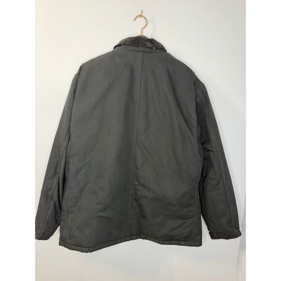 Carhartt Firm Duck Insulated Traditional Coat Jacket 3 Warmest Rating Black XL - Picture 13 of 14